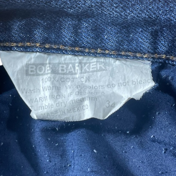Bob Barker Men’s/ Unisex Denim Jean Pants Size 34x32 - Picture 2 of 7